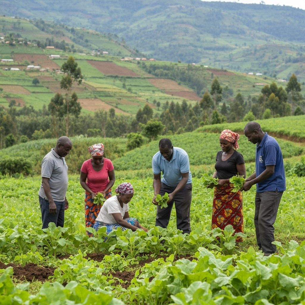Community farmers working together